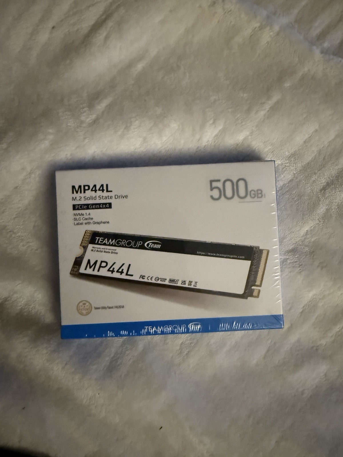 Team Group MP44L M.2 2280 500GB PCIe 4.0 x4 with NVMe 1.4 Internal Solid State D