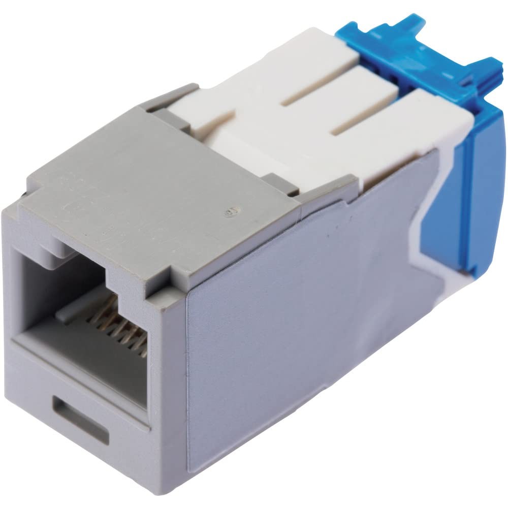 PANDUIT Cat6A Modular Jack Light Gray CJ6X88TGIG