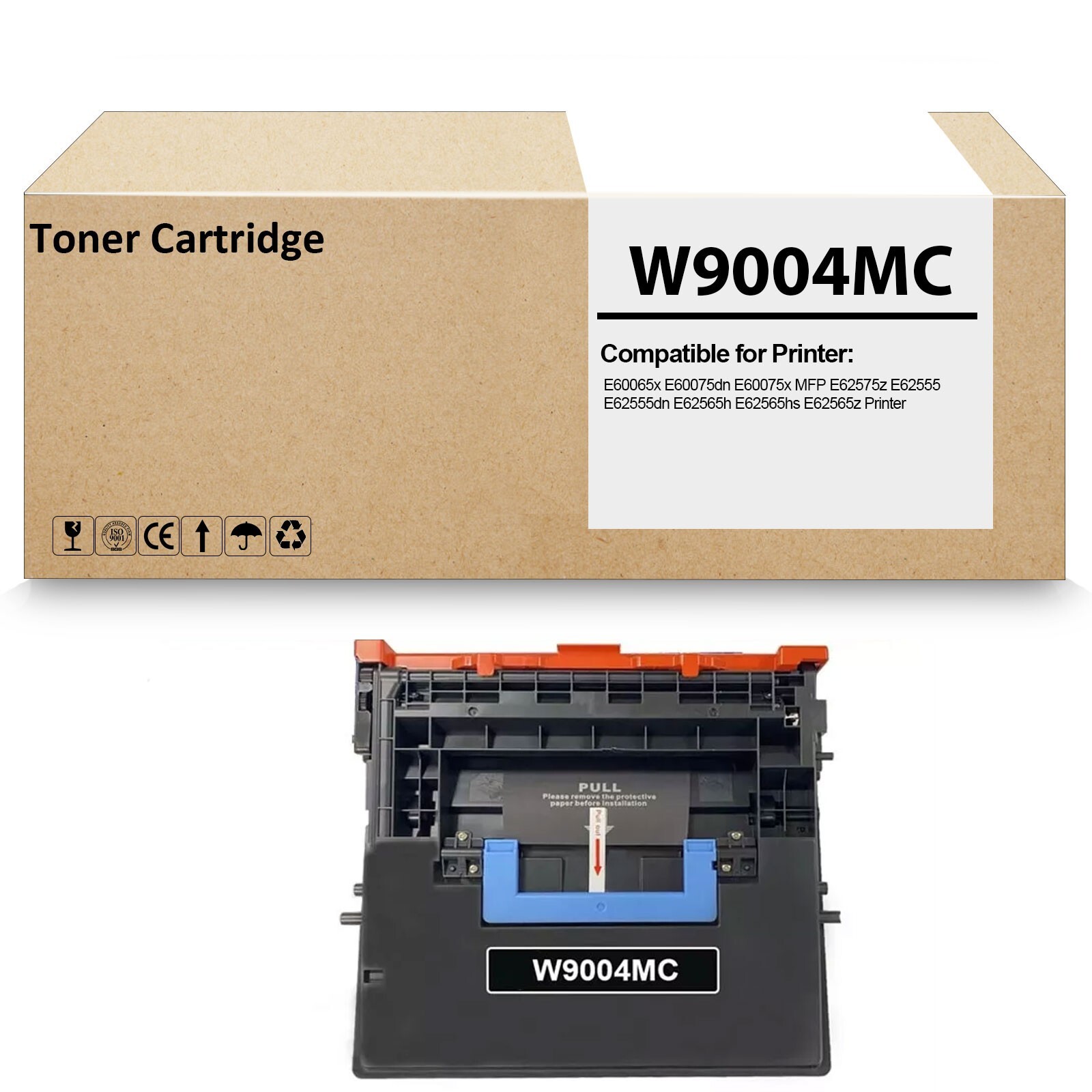1 Pack W9004MC W9004 Black toner cartridge for Managed E60155dn E60165dn