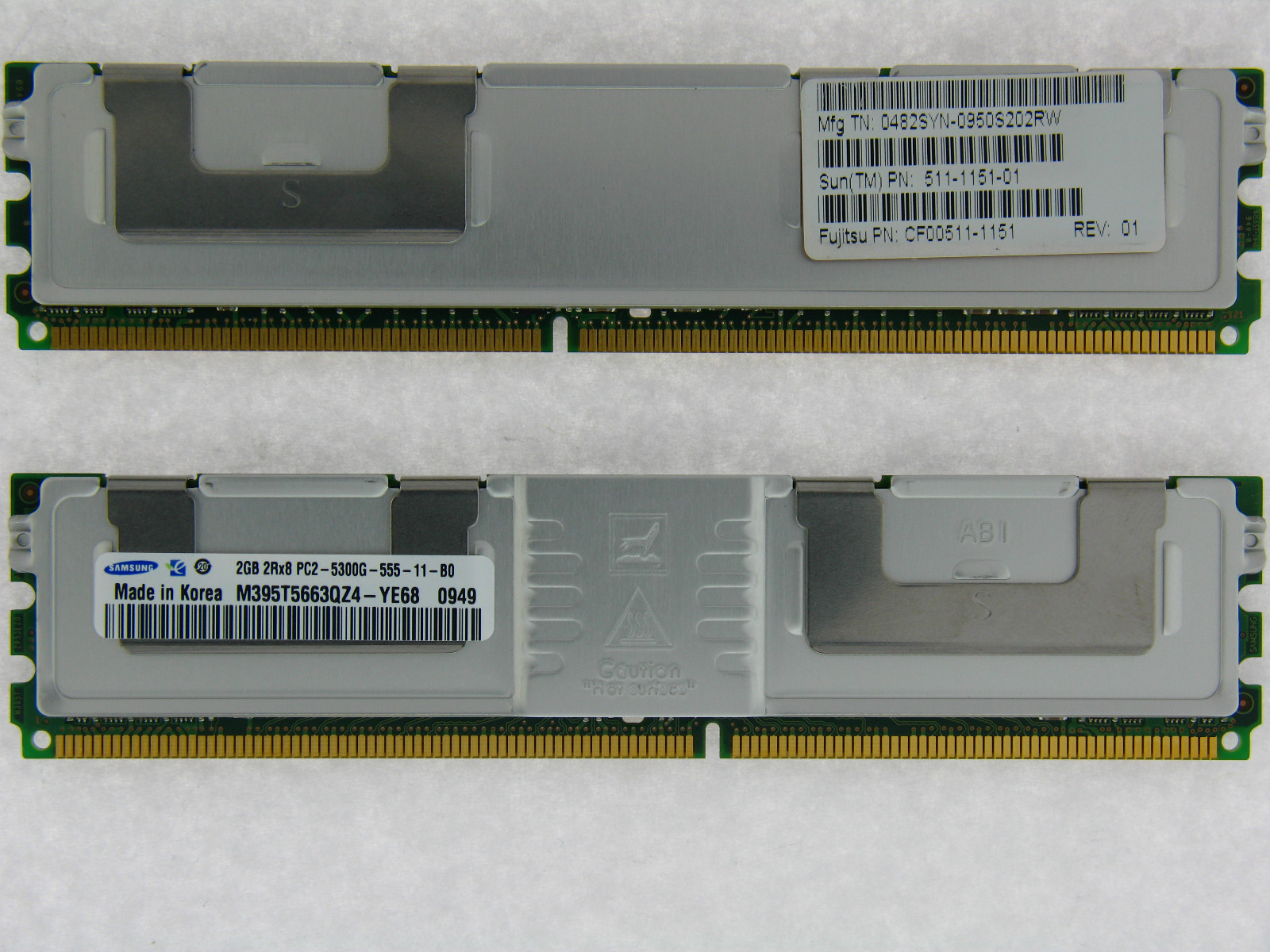 SESX2A3Z   2 x 511-1151 4GB Memory Sun SPARC Enterprise KIT