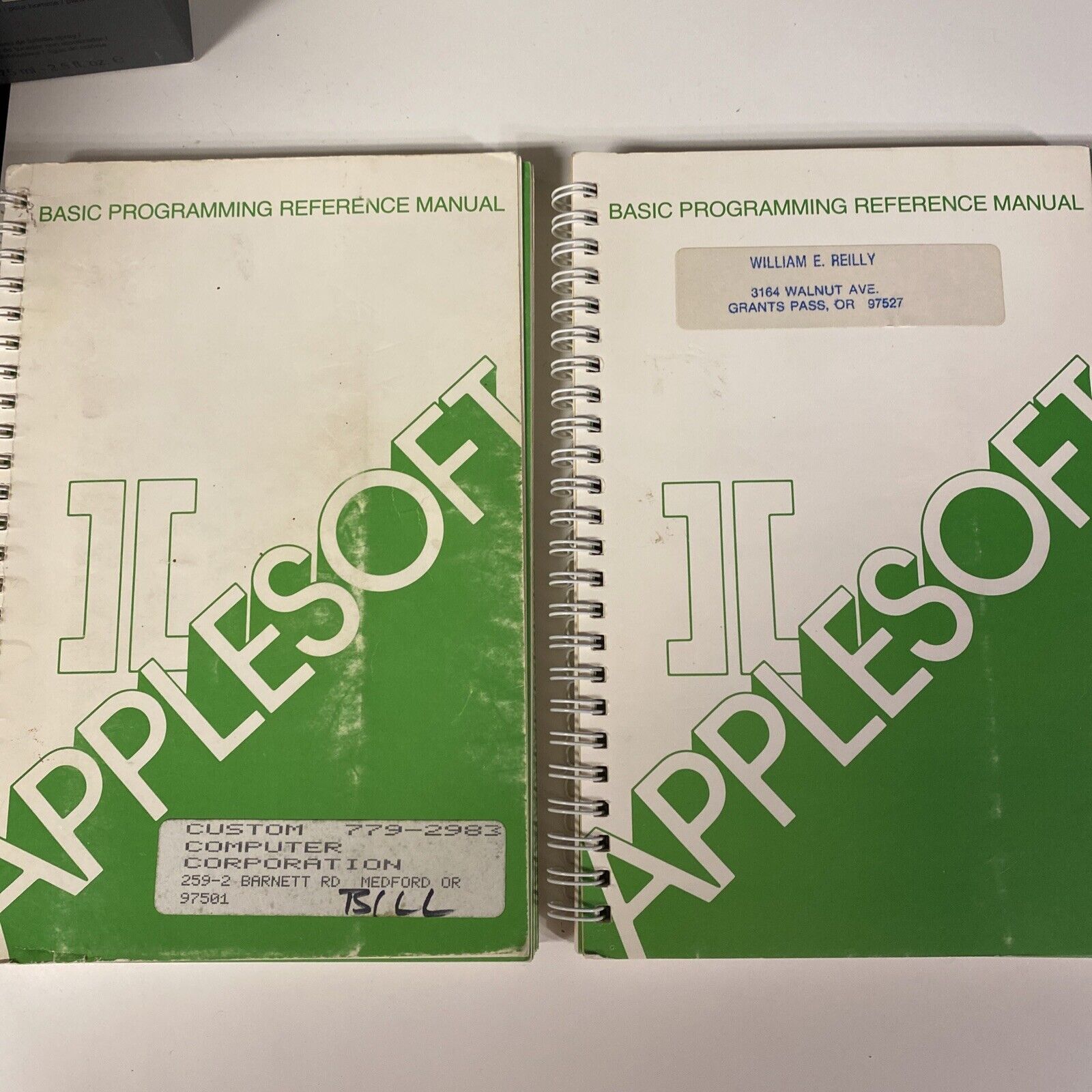 APPLESOFT II BASIC PROGRAMMING REFERENCE MANUAL 1978 Apple Computer w/Guide XLNT