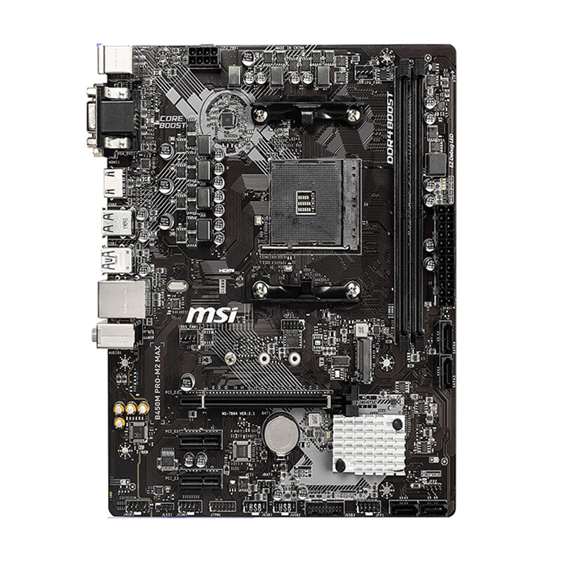 MSI B450M PRO-M2 MAX Motherboard AMD AM4 DDR4 M-ATX Mainboard