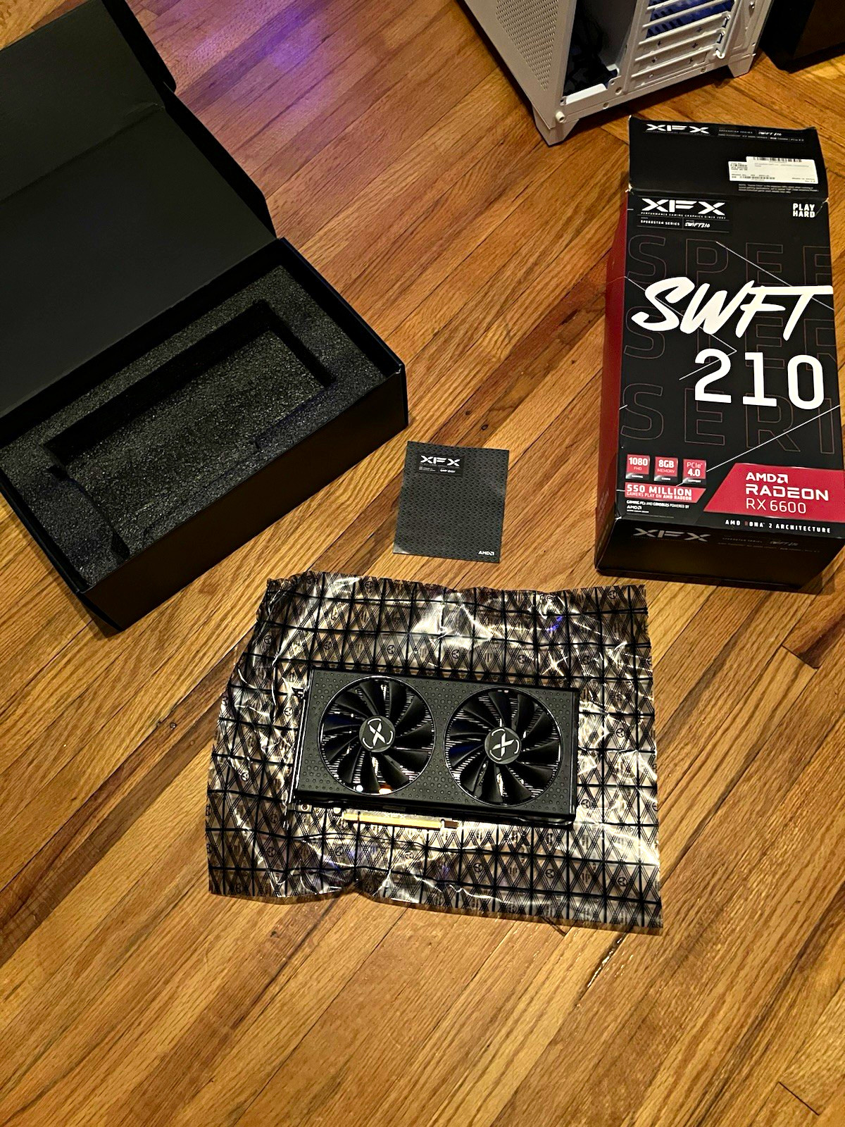 XFX Radeon RX 6600 Speedster SWFT 210 8GB PCIe x16 DP HDMI READ BIO :)