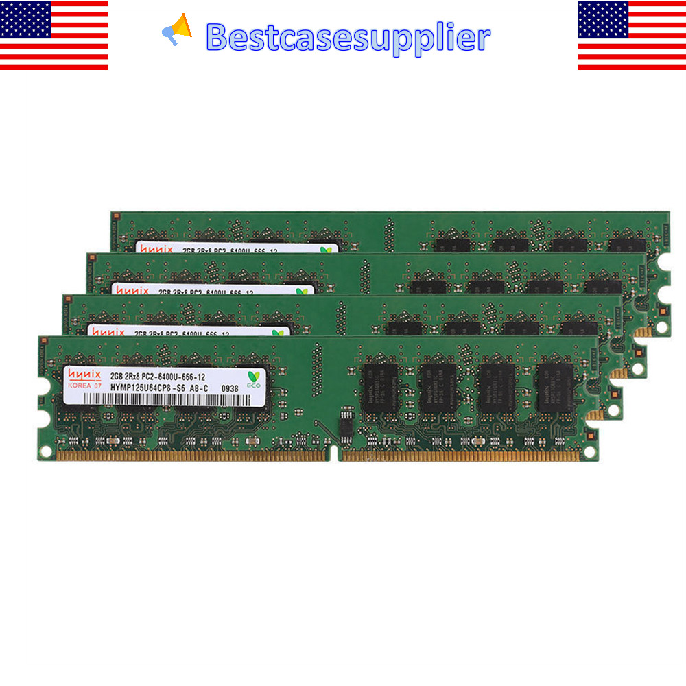 2GB RAM Desktop For Hynix PC2-6400 (DDR2-800) 240Pin SO-DIMM Desktop Memory QC
