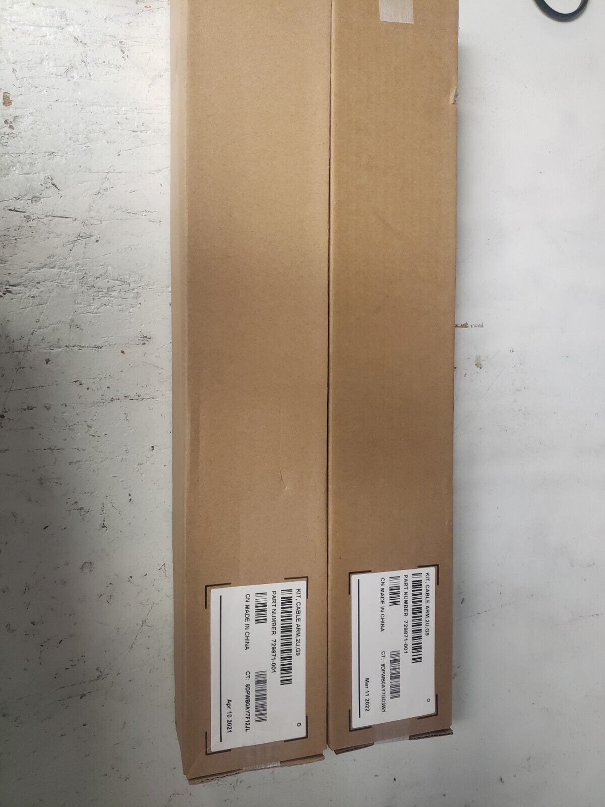 LOT OF 2 HP 729871-001 2U G9 Cable Management Arm Kit (NEW)