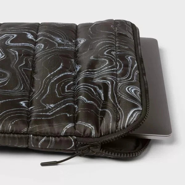 15" Laptop Sleeve - BLACK SWIRL - heyday™ - D22