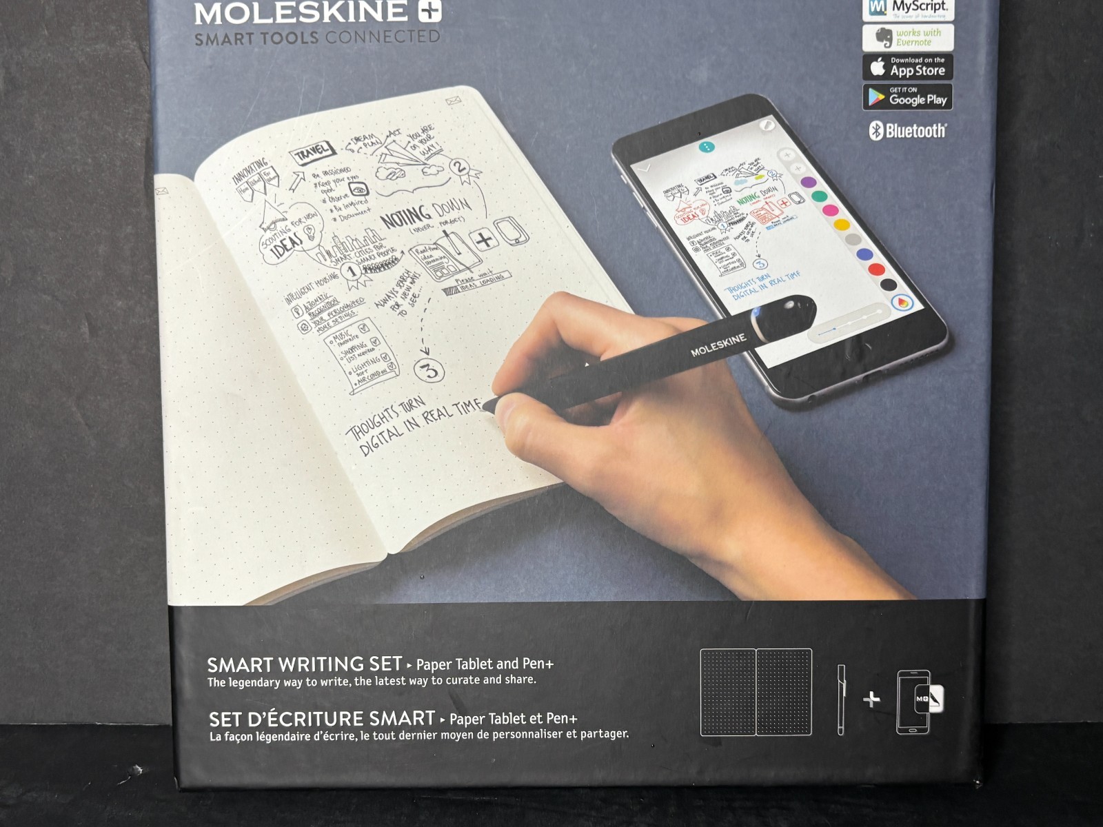 Moleskine Smart Writing Set Paper Tablet & Pen+ NWP‑F110 Digital Notebook Sealed