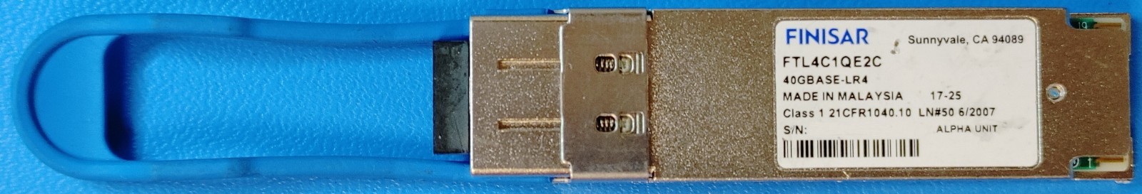 Finisar FTL4C1QE2C 40Gbps QSFP+ LR4 Optical Transceiver