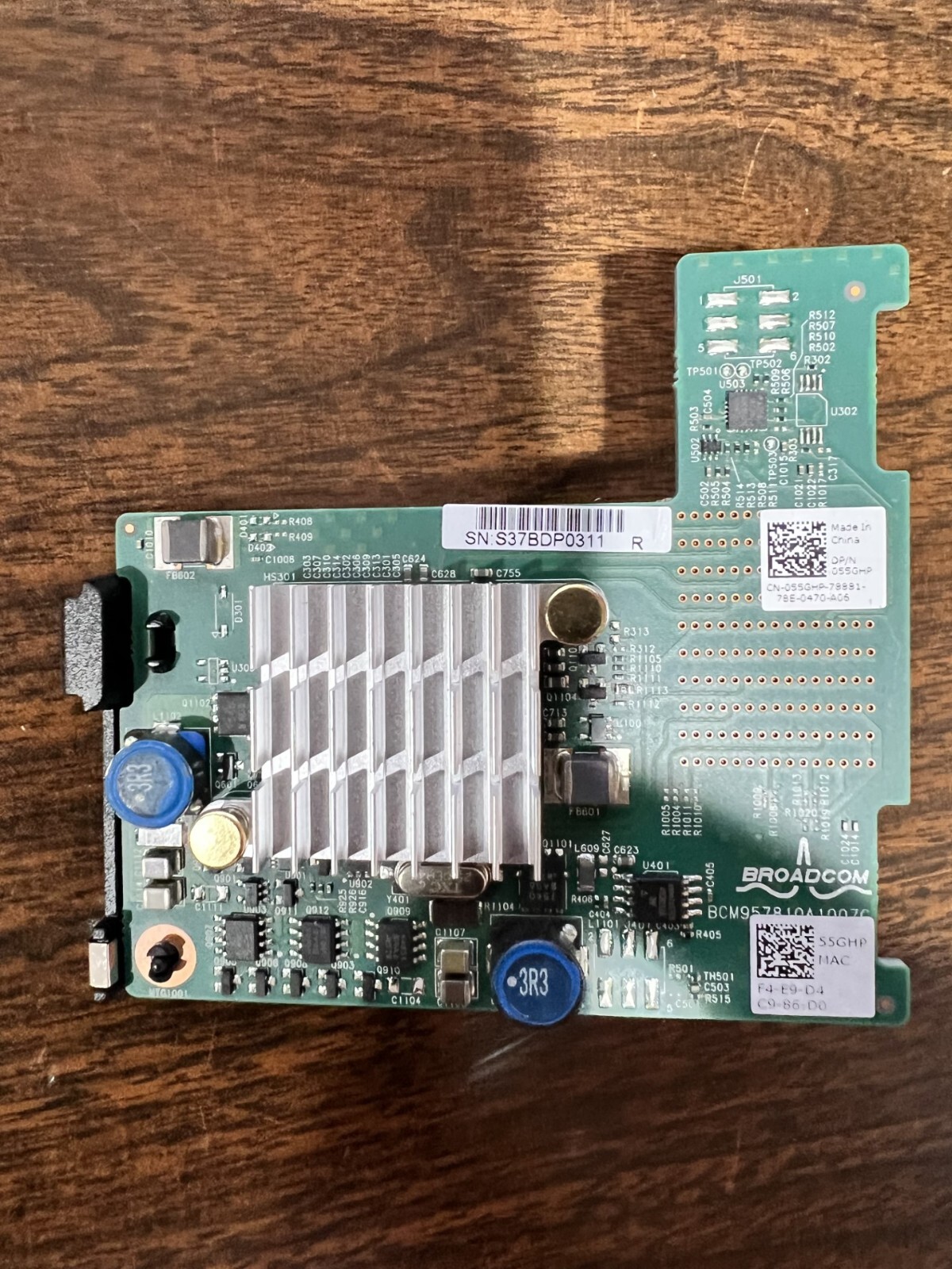 Dell 55GHP Broadcom 57810S 10GB Mezzanine Card