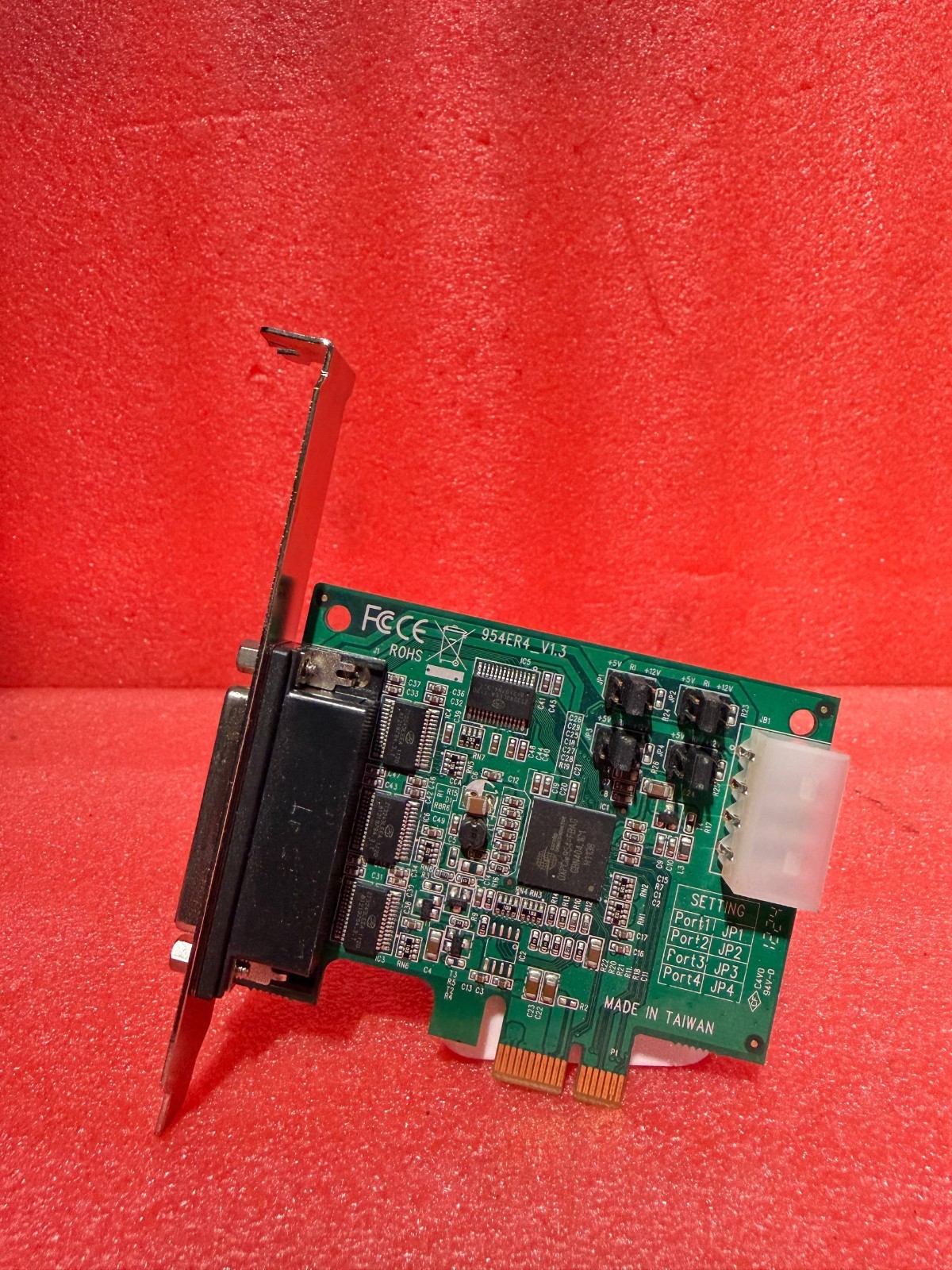 STARTECH PEX4S952LP 4 PORT PCIe high profile SERIAL ADAPTER CARD
