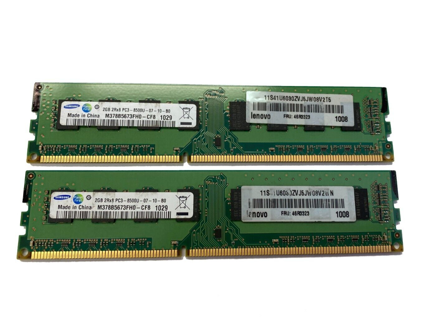 4GB 2 x 2GB PC3-8500 DDR3 1066MHz Non-ECC Desktop DIMM Memory RAM Dell HP Lenovo