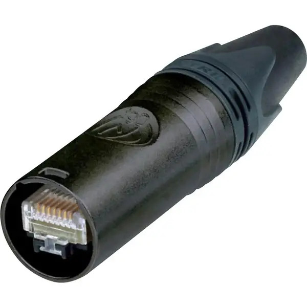 Neutrik NE8MX6-B EtherCON RJ45 CAT6 Straight Plug Connector Poles: 8P8C Nume