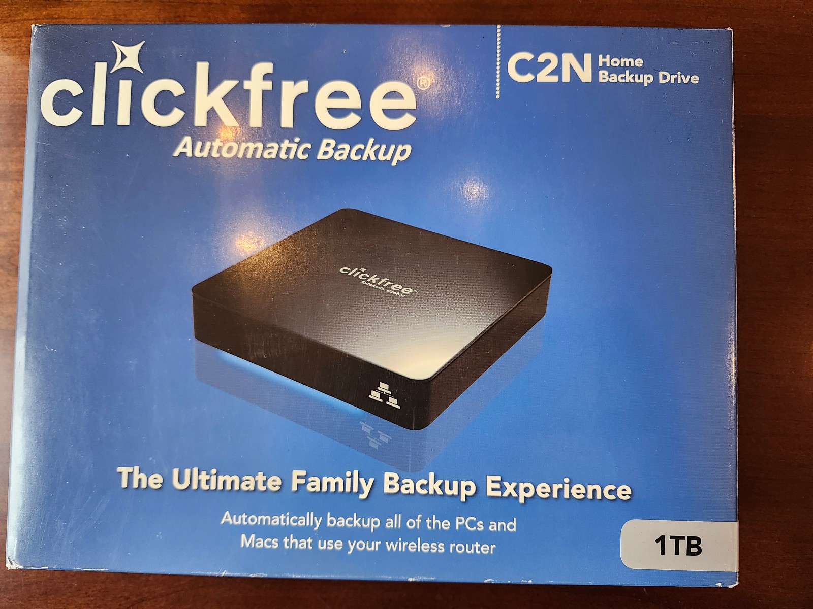ClickFree Automatic Backup 1TB Model C2N Plus Model#WD1019XM New In Box