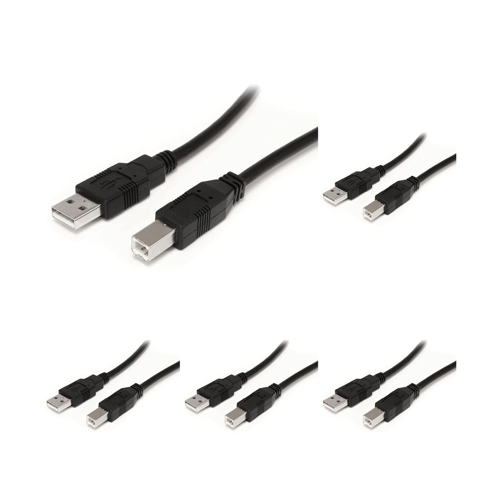 StarTech.com 9 m / 30 ft Active USB A to B Cable - M/M - Black USB 2.0 A to B...