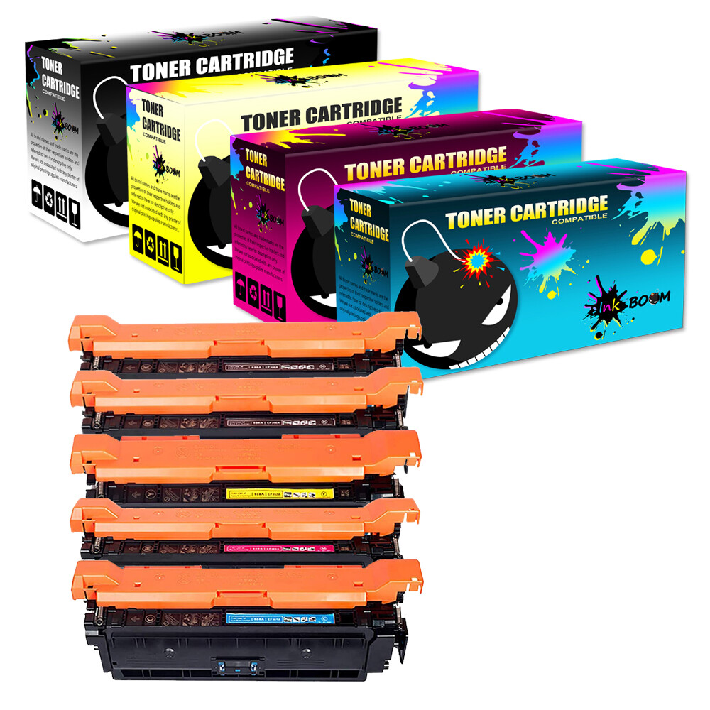 5 Toner replace for HP CF450A-3A 655A Color LaserJet Enterprise M653dh M652n