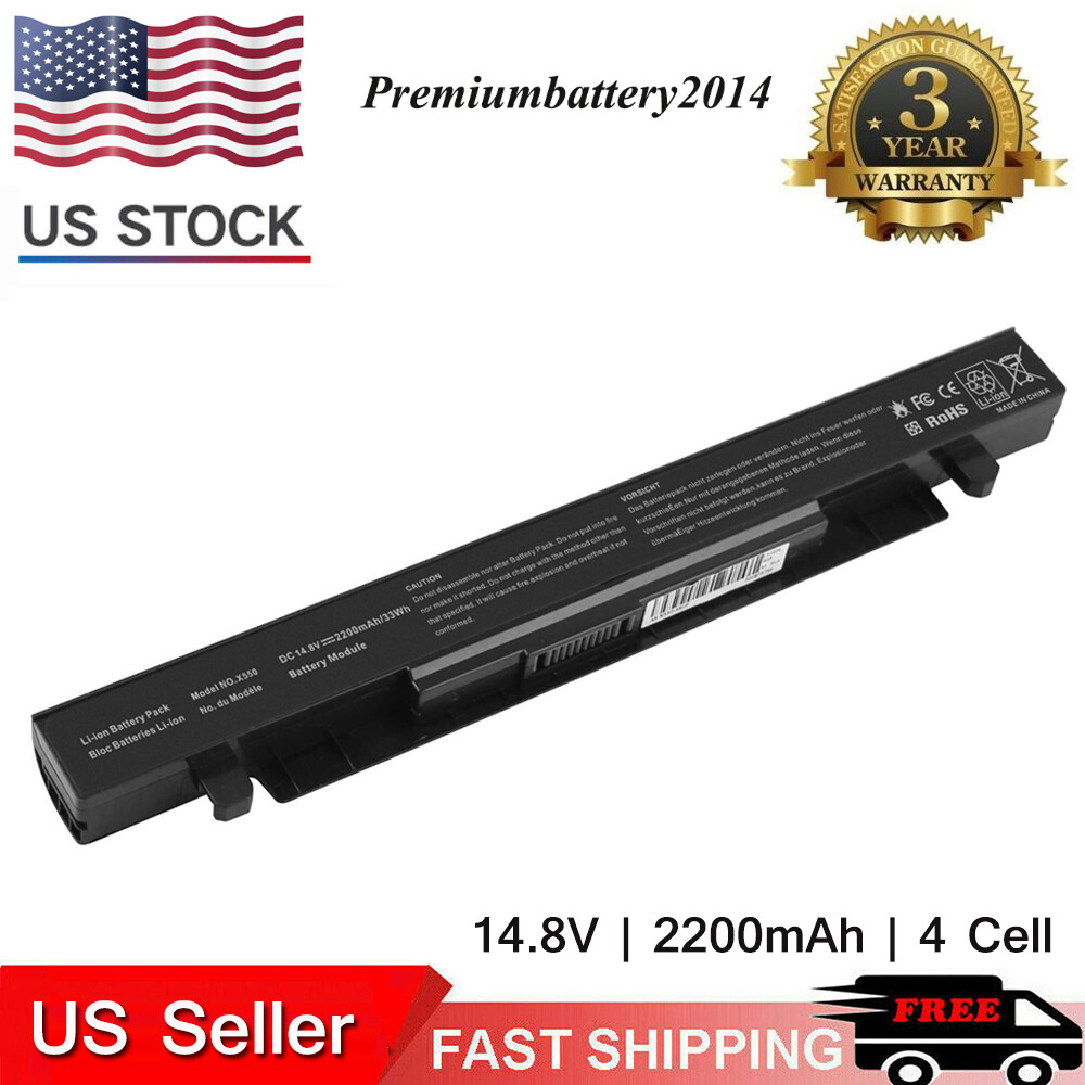 A41-X550A Battery for ASUS R510C X552C X552E A450 A550 F450 2200mAh Laptop US