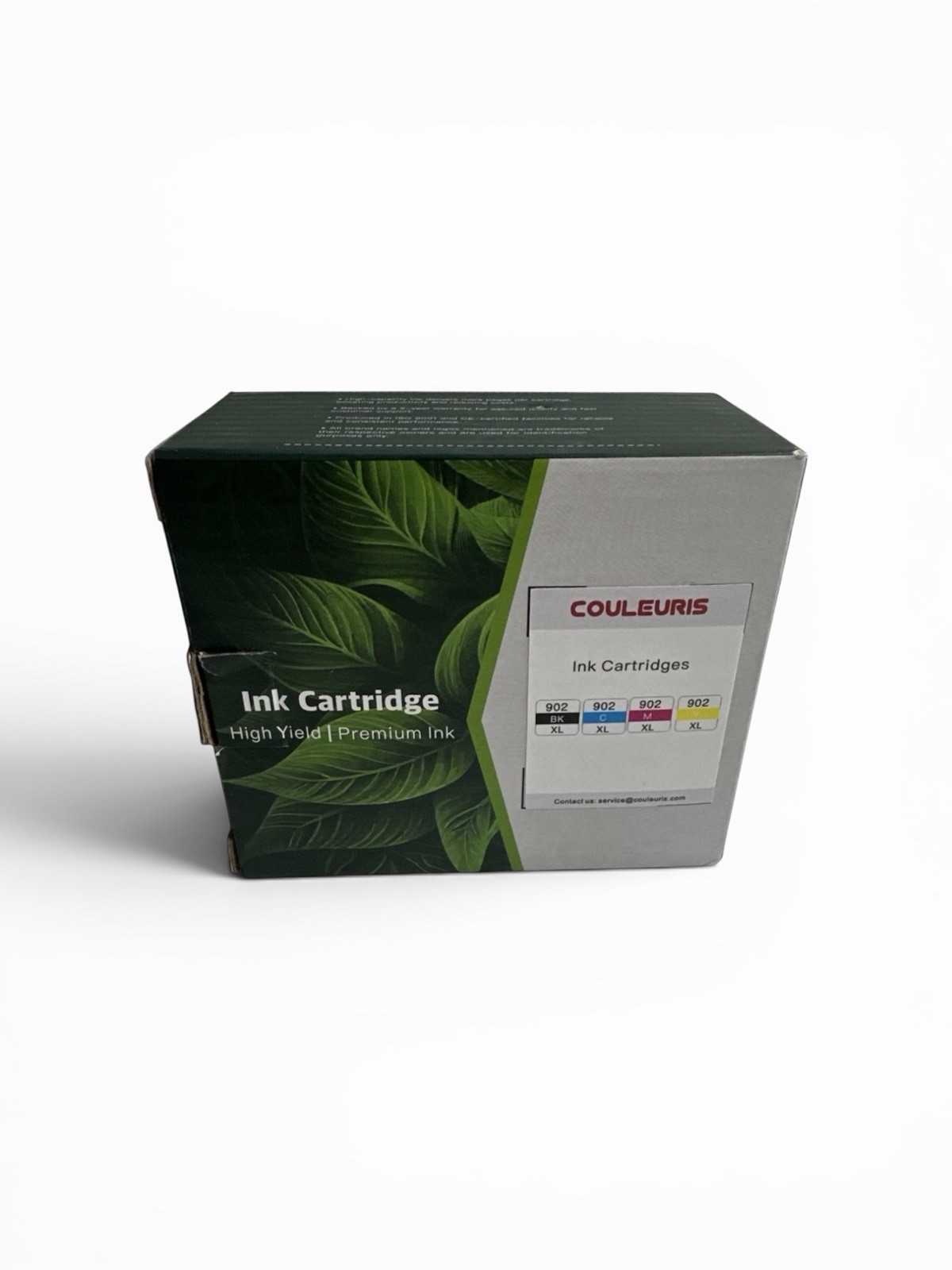 COULEURIS 902XL Premium Ink Cartridge Set Black Cyan Magenta Yellow - NEW