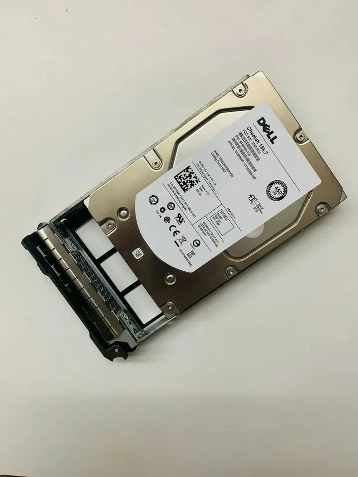 NEW R749K Dell 450GB 15K 3.5 6G SAS HDD Hard Drive ST3450857SS & Caddy Tray