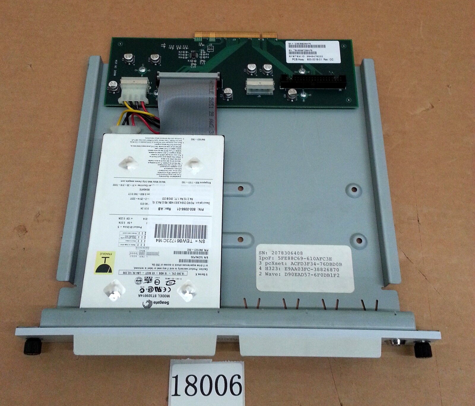 3COM 3C10201 SuperStack 3 NBX Call Processor + SEAGATE ST320014A 20GB 9W1021-302