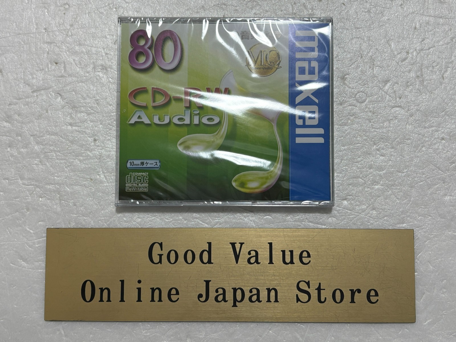 Maxell CDRWA80MQ.1TP Blank CD-RW Digital Audio Music 80min 1Disc