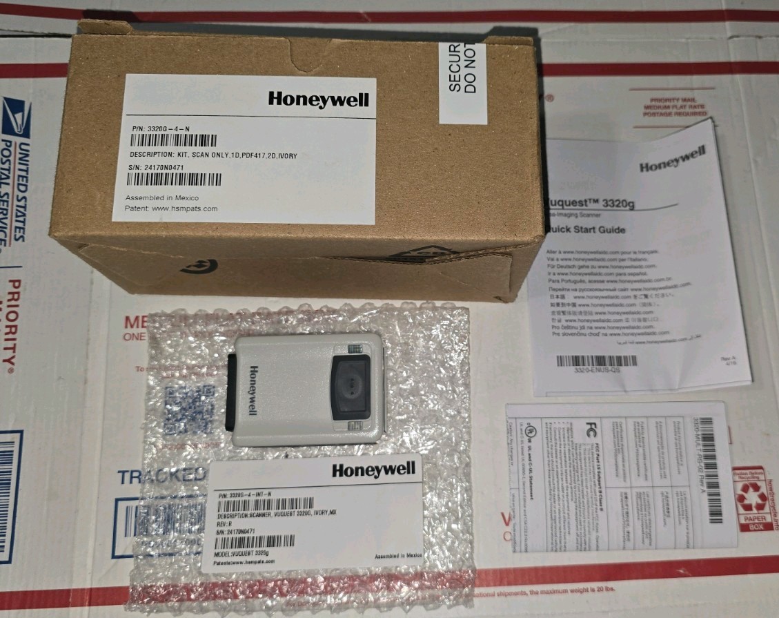 Honeywell Vuquest 3320G-4-N Bar Code Scanner Reader NEW