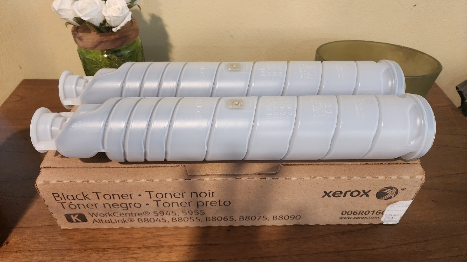 006R01605 6R1605 New Genuine Xerox Black- 2 bottles - Toner 5945 5955 AltaLink