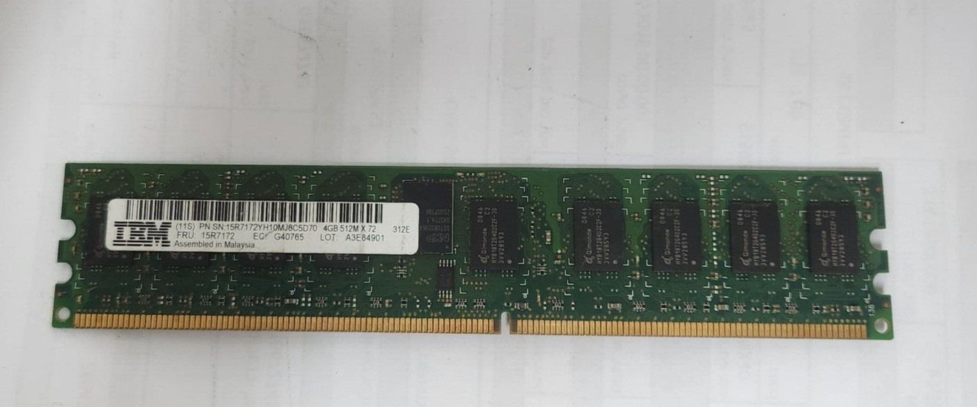 IBM 15R7172 4GB DDR2-533 / PC2-4200 ECC REG Server Memory Module