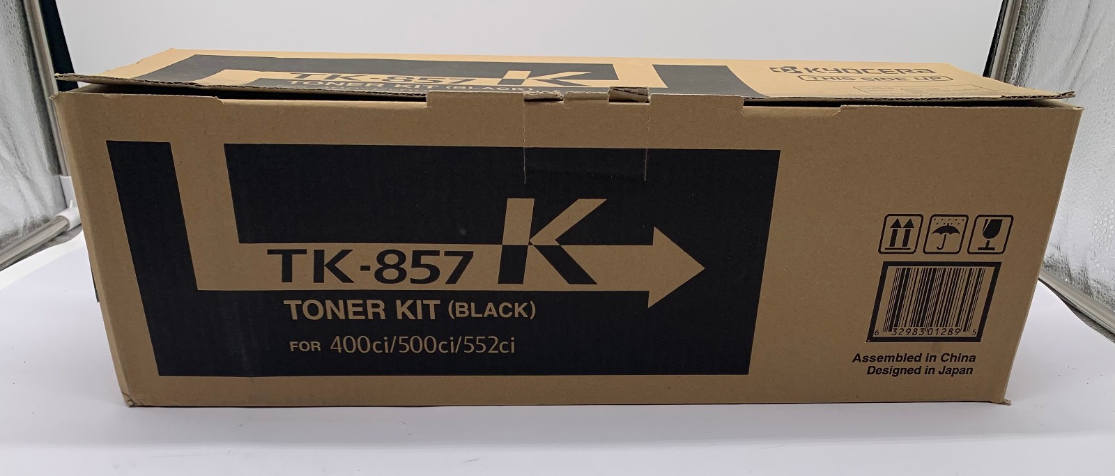 Genuine Kyocera Mita TK-857K Black Toner Cartridge Kit , OEM