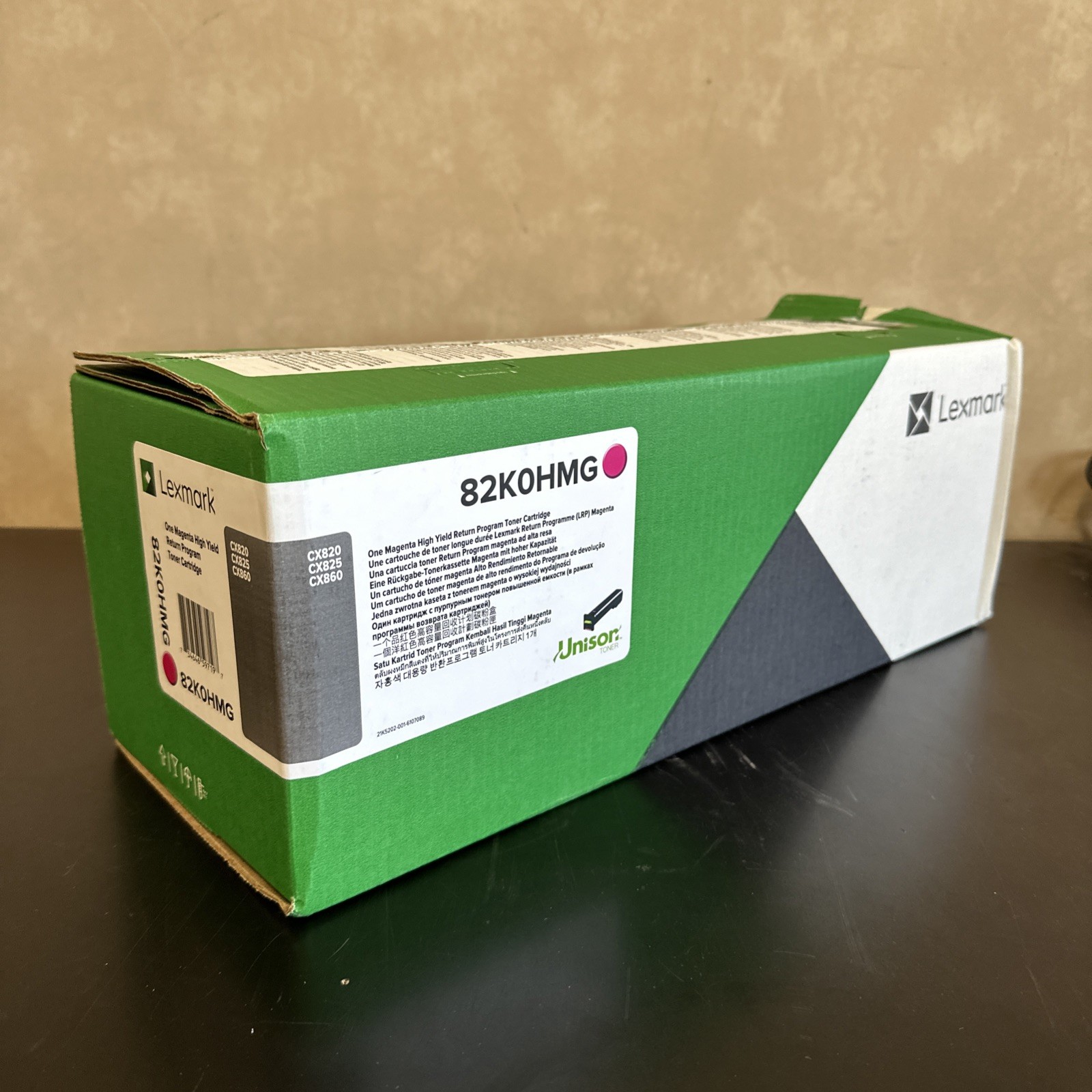 Genuine Lexmark 82K0HMG Magenta High Yield R. Program Toner Cartridge