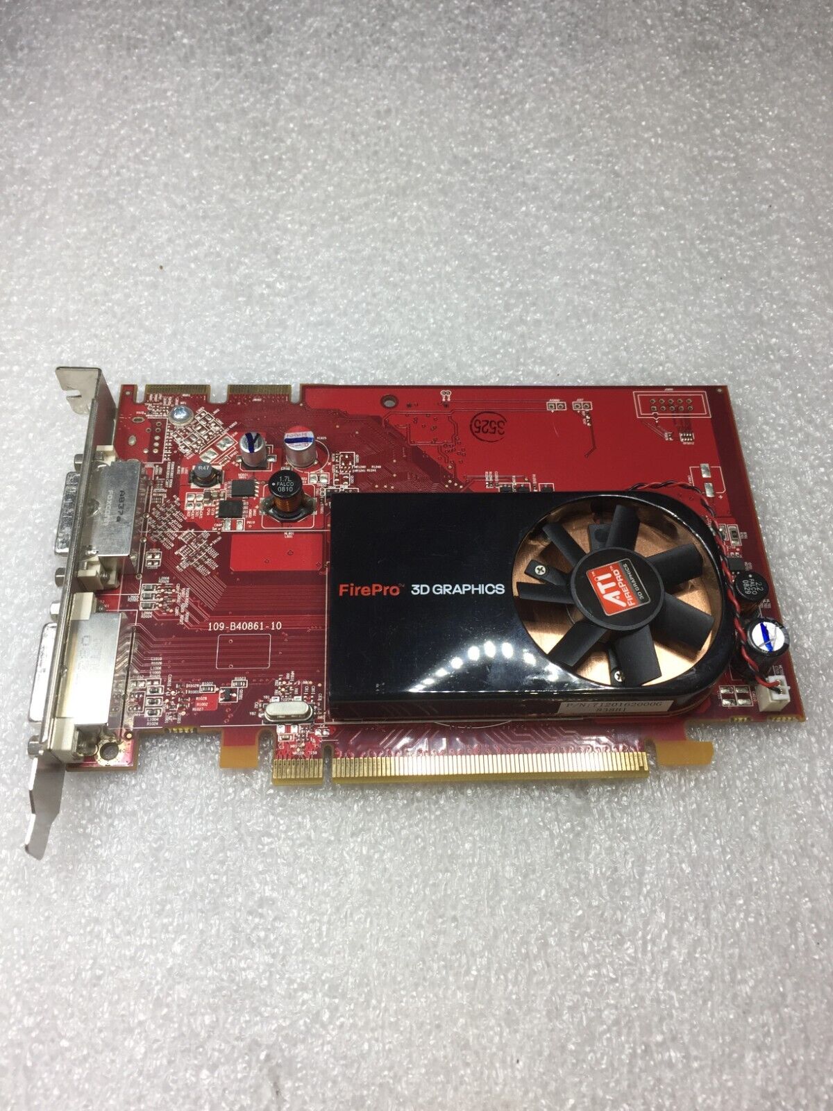 ATI Firepro V3700 256MB GDDR3 Dual DVI PCIe Video Graphic Card 102B4080622