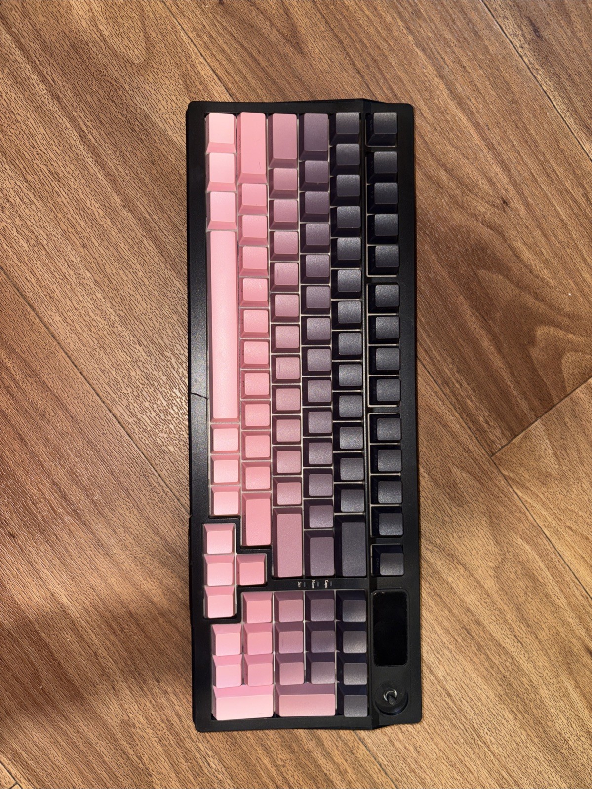 RedThunder K95 Mechanical Keyboard Wireless USB Illuminated Pink Black QWERTY