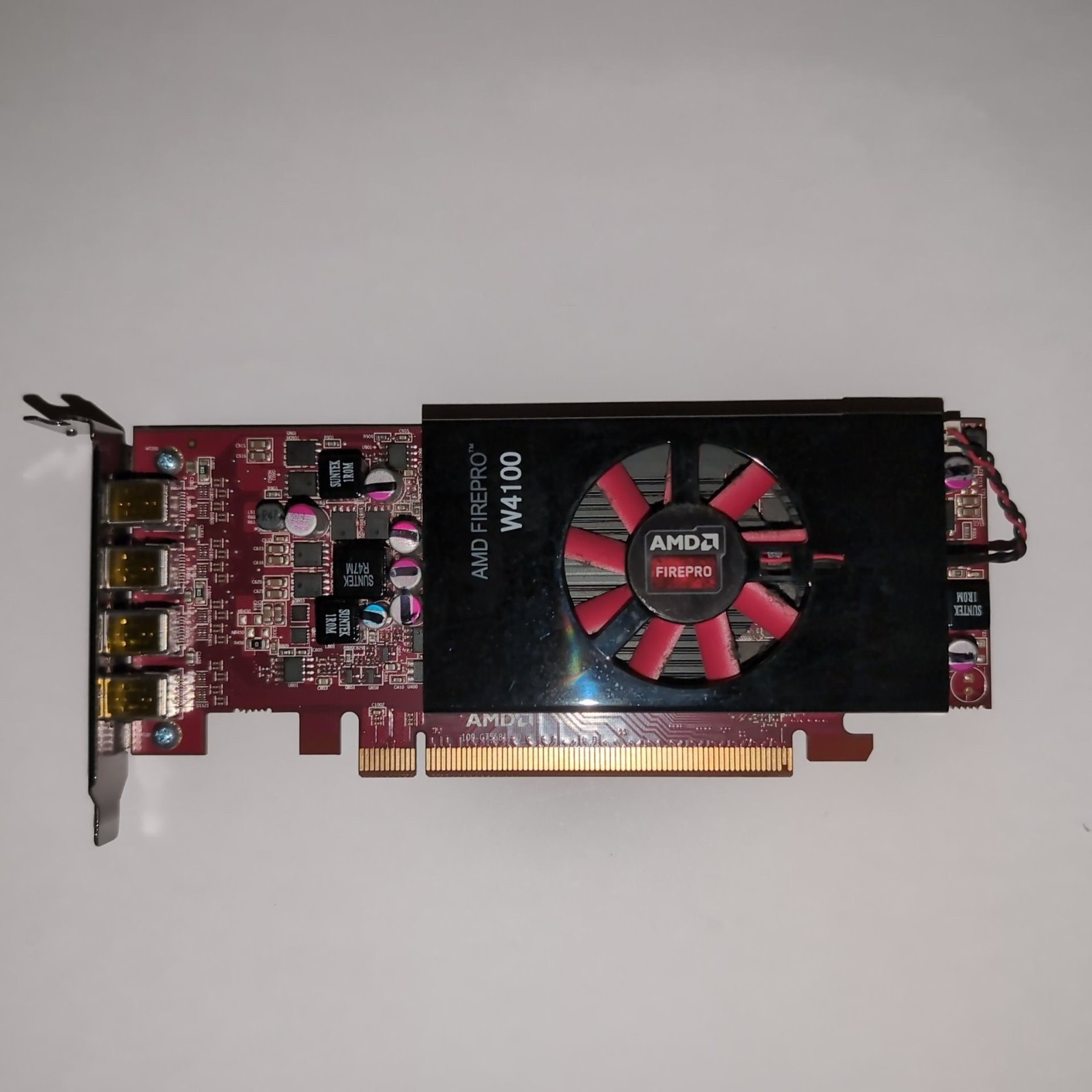 Dell 25D14 AMD FirePRO W4100 2GB GDDR5 Graphics Card x4 mDP