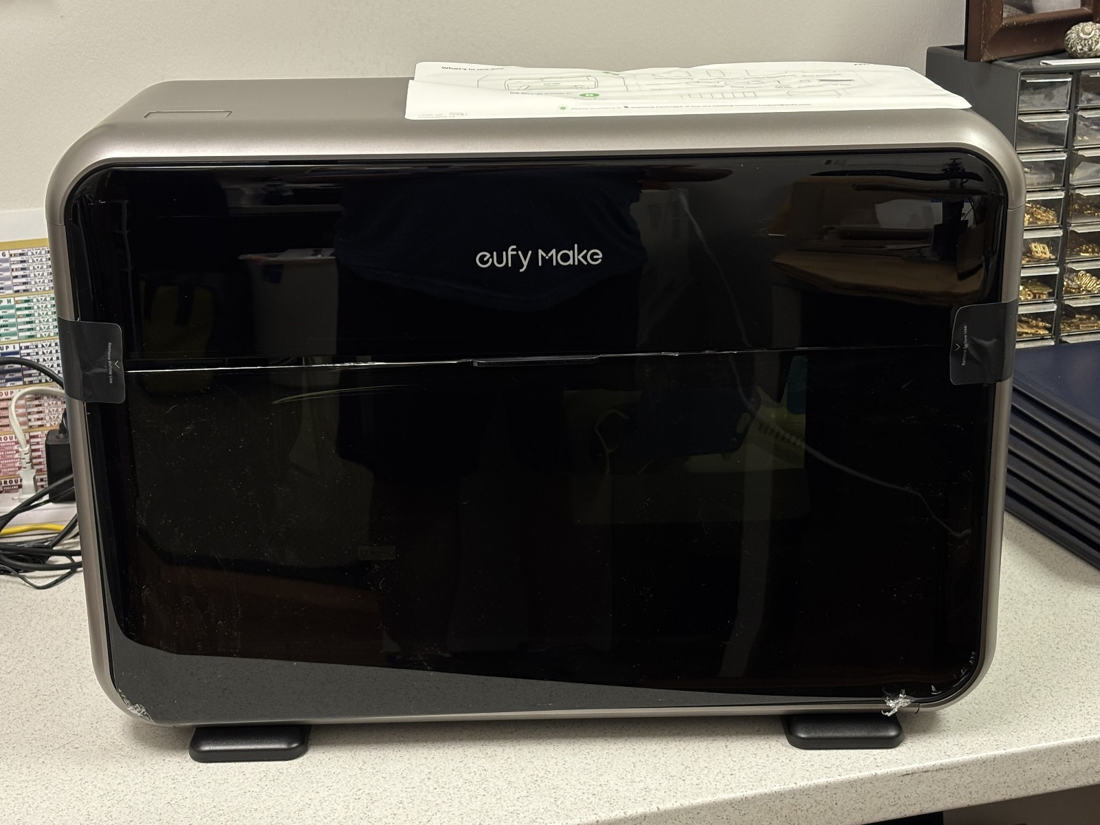 eufyMake E1 UV Printer Plus ROTARY and INKS - OPEN BOX, PRINTER NEVER USED