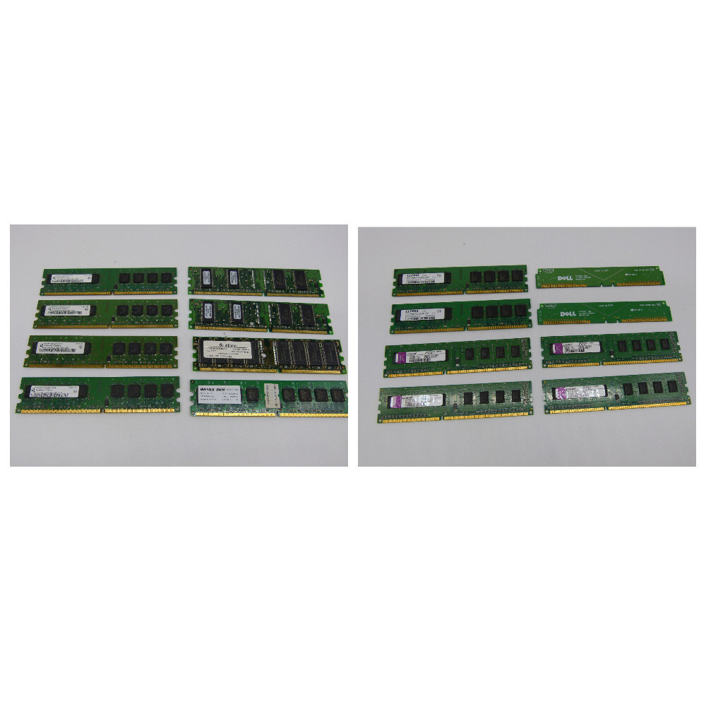 Lot of 16 pcs – RAM – Infineon, Kingston, Dell, Elpida & other