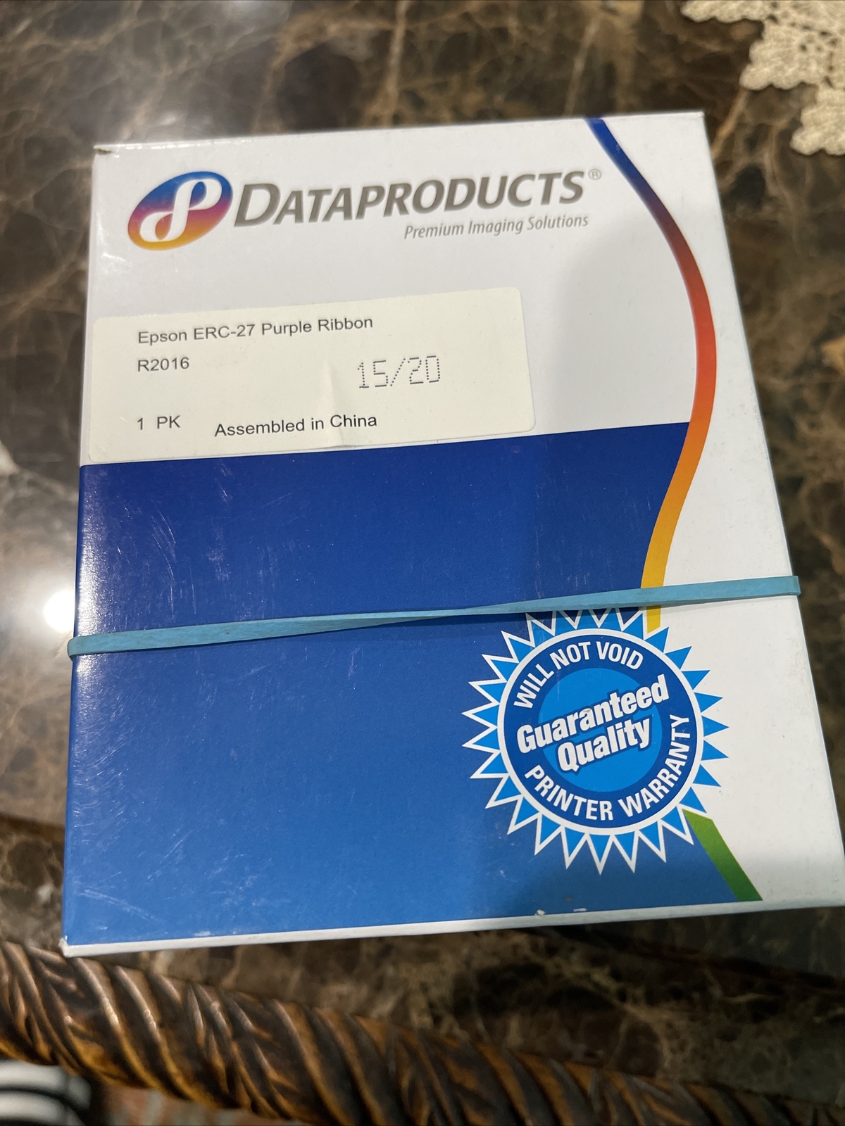 Lot Of 2 Dataproducts R2016 Compatible Nylon Ribbon, Purple, Each (DPSR2016)