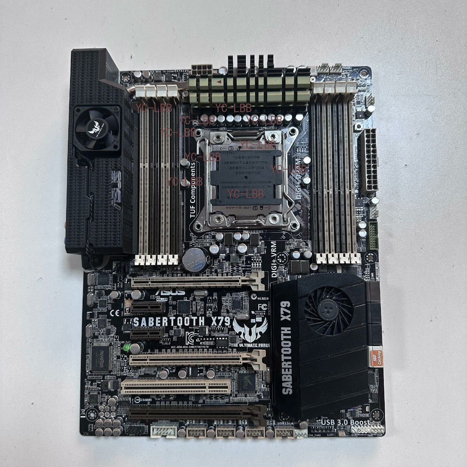 FOR ASUS SABERTOOTH X79 DDR3*8 LGA 2011 64GB Intel ATX Motherboard Test OK