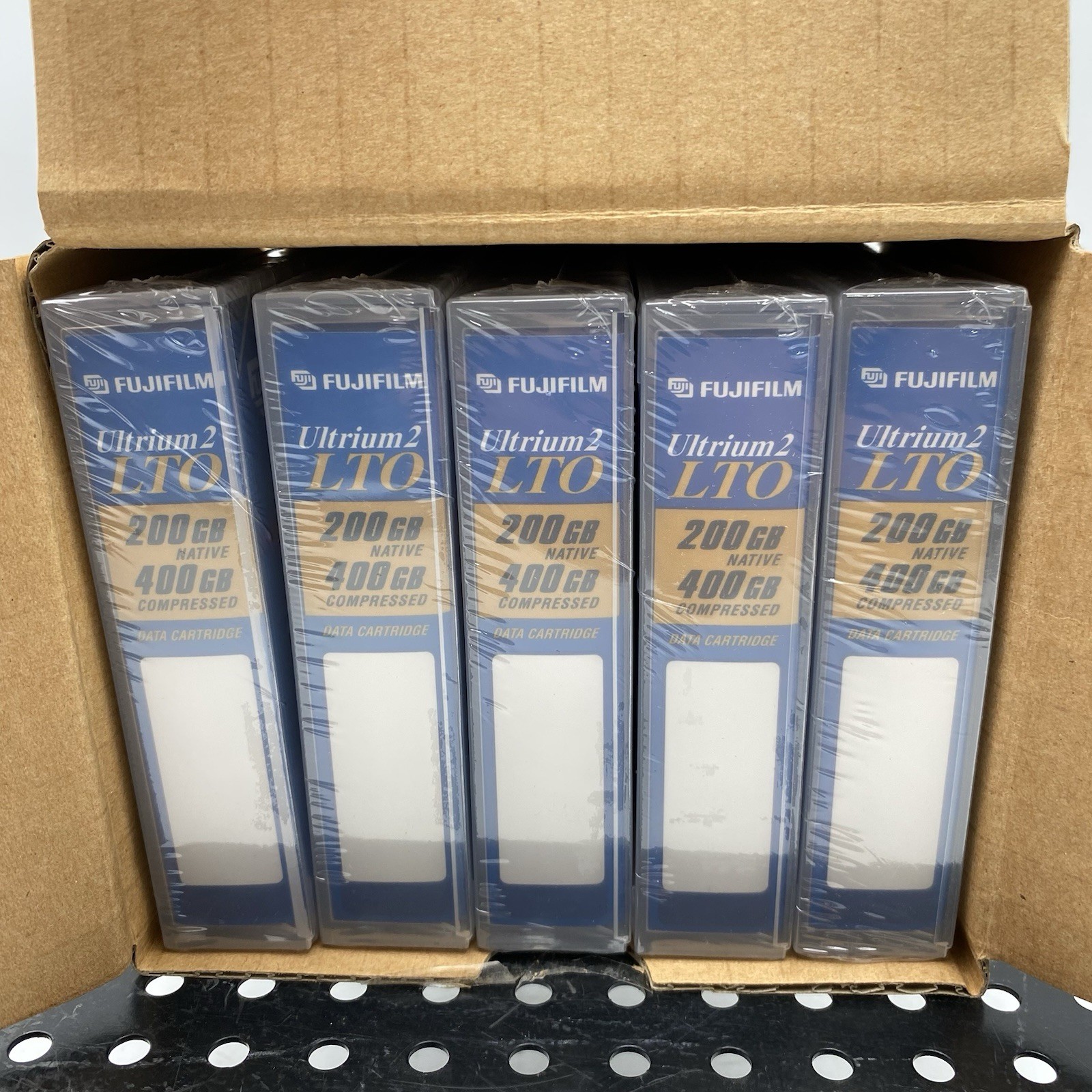FujiFILM LTO-2 Ultrium Data Cartridge Tape 200/400GB 26220001 5-PACK
