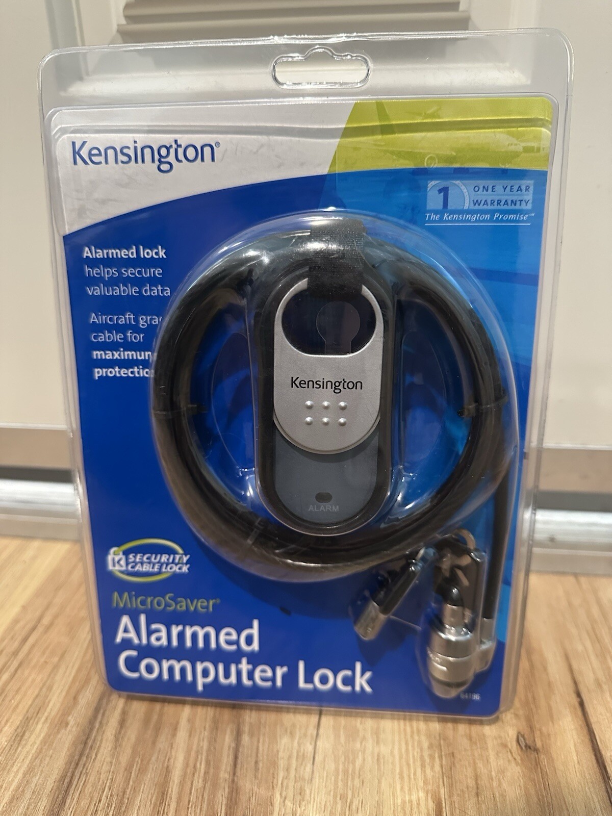 KENSINGTON Microsaver Alarmed COMPUTER LOCK - Security Cable Lock 64196