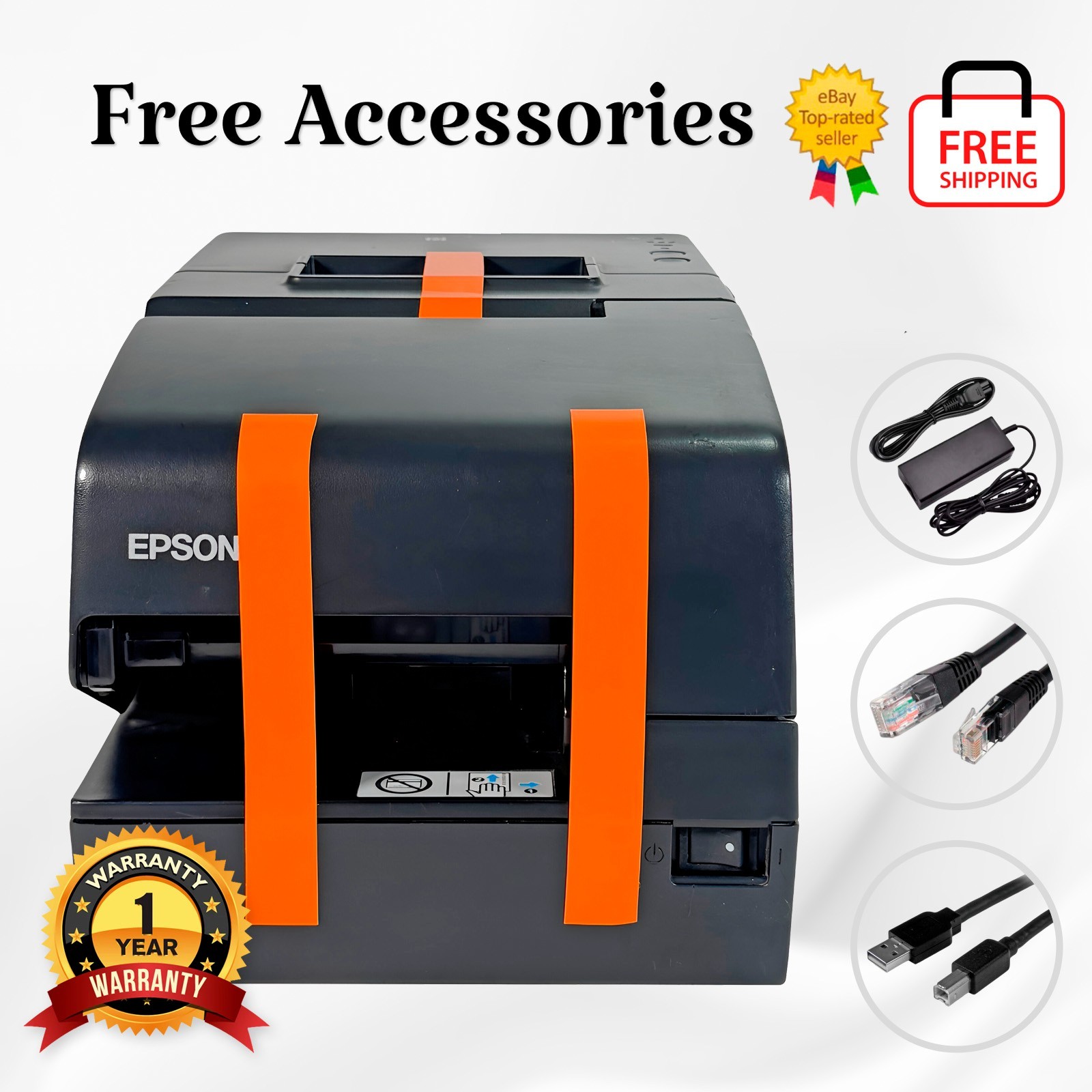 Epson TM-H6000V Multifunction POS Receipt Printer USB LAN Serial 1 YR WARRANTY