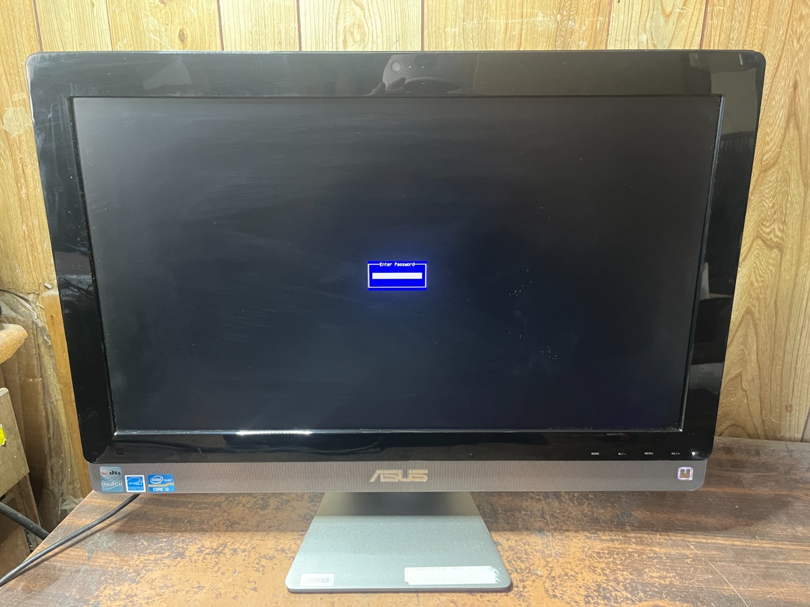 ASUS et2411i 24" All In One Computer PC Intel i3 CPU 4GB RAM Webcam WIFI BIOSPW