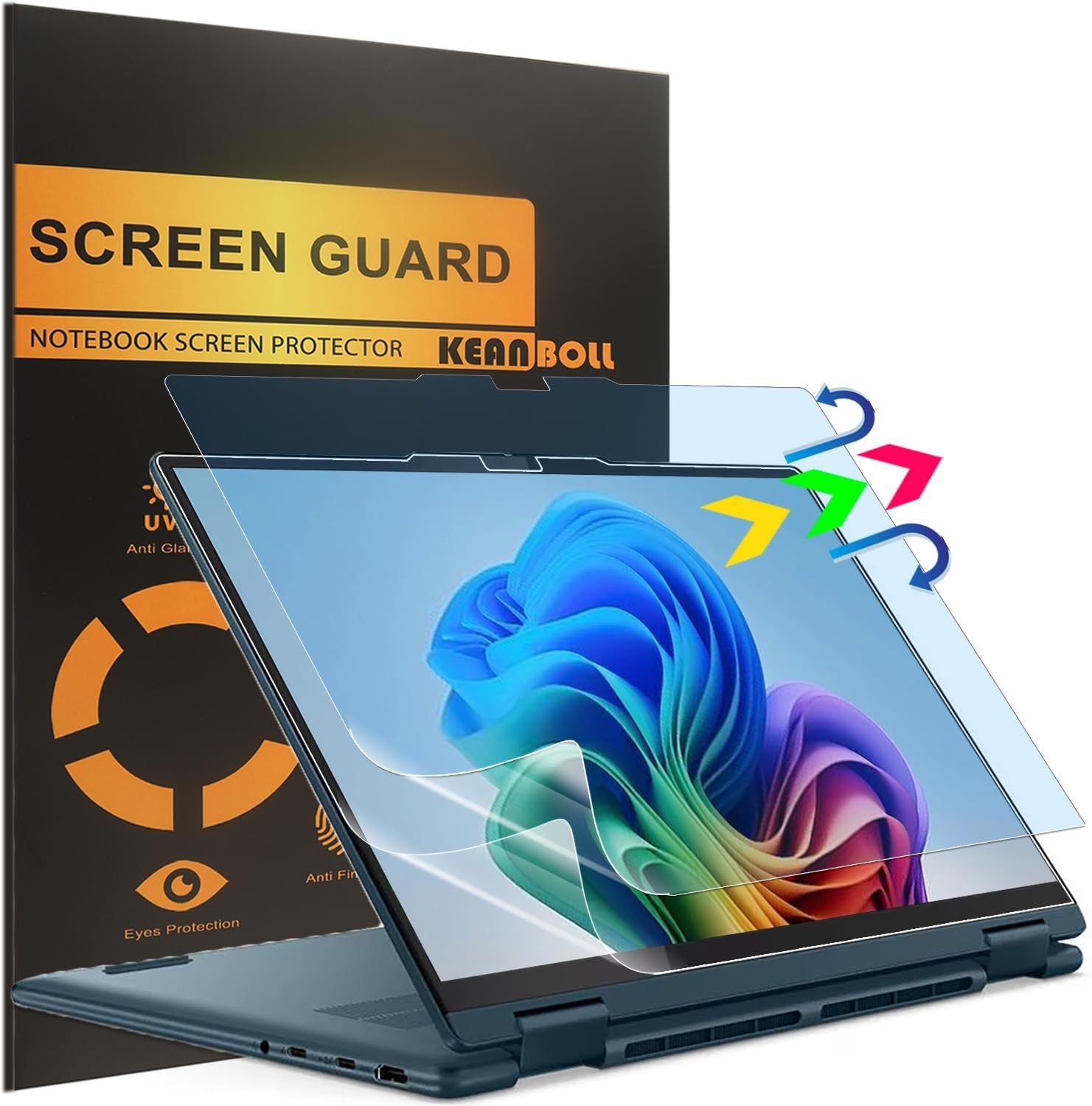 2 Pack Blocking Blue Light Screen Protector for Lenovo ideaPad 5i / 5a 2-in-1 14