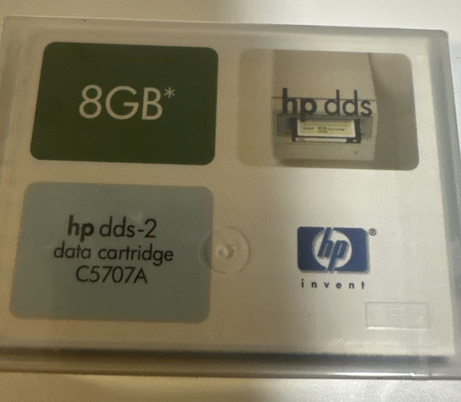 HP 8GB* hp dds- 2 Data Cartbridge C5707A