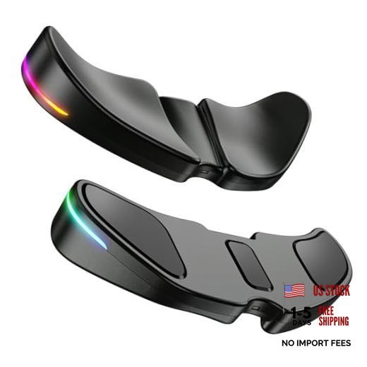 HornsX1 Right-Handed RGB Ergonomic Gliding Palm Rest for Mouse, Wrist Rest