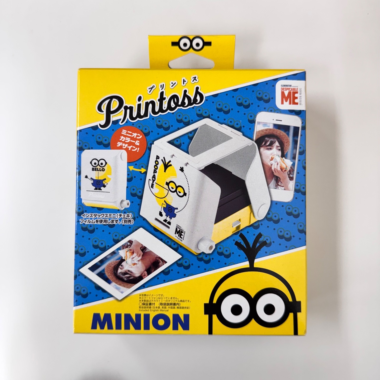Takara Tomy Printoss Minions Smartphone Printer for Instax Film Japan