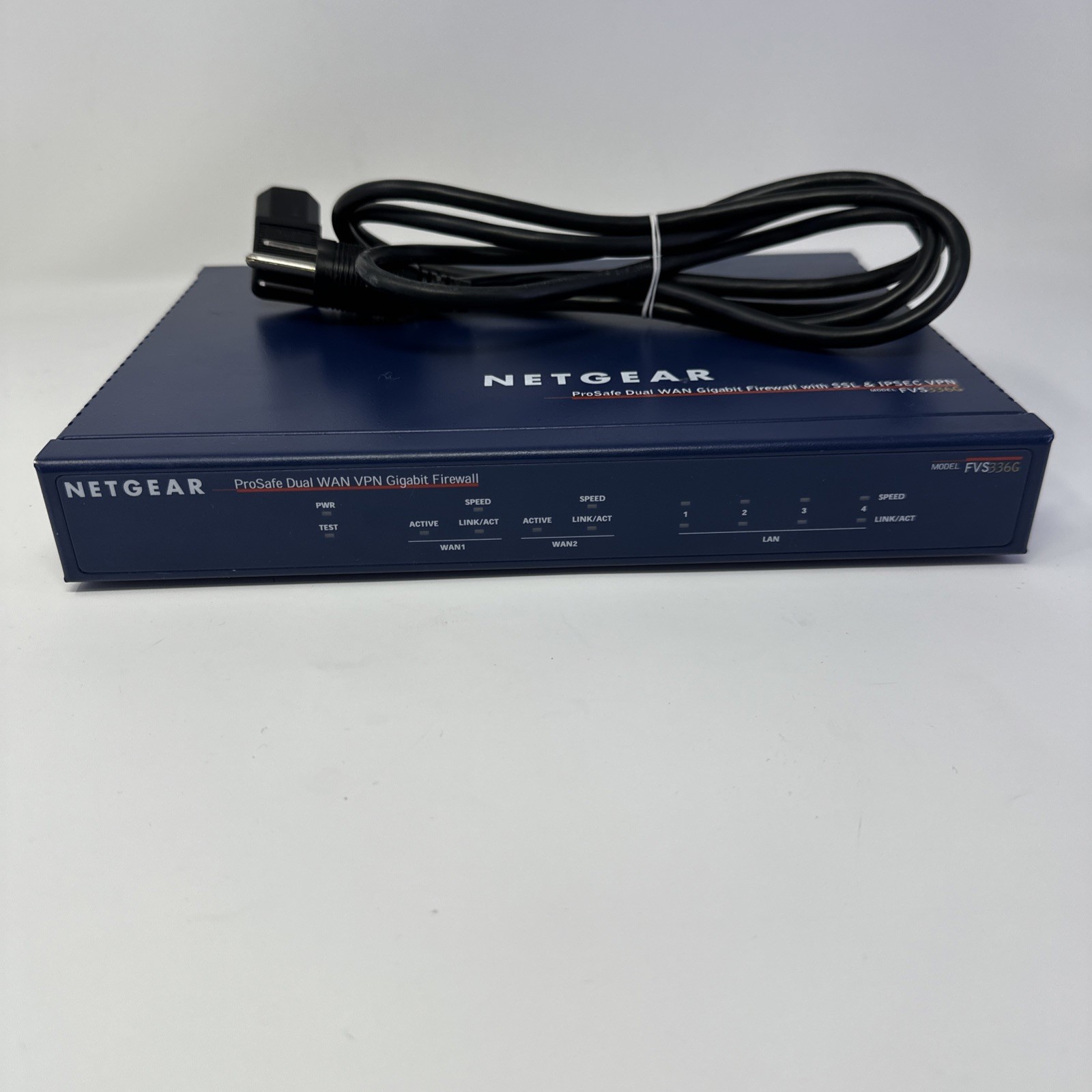 NETGEAR ProSafe FVS336G Dual Wan Gigabit Firewall With SSL & IPSEC VPN