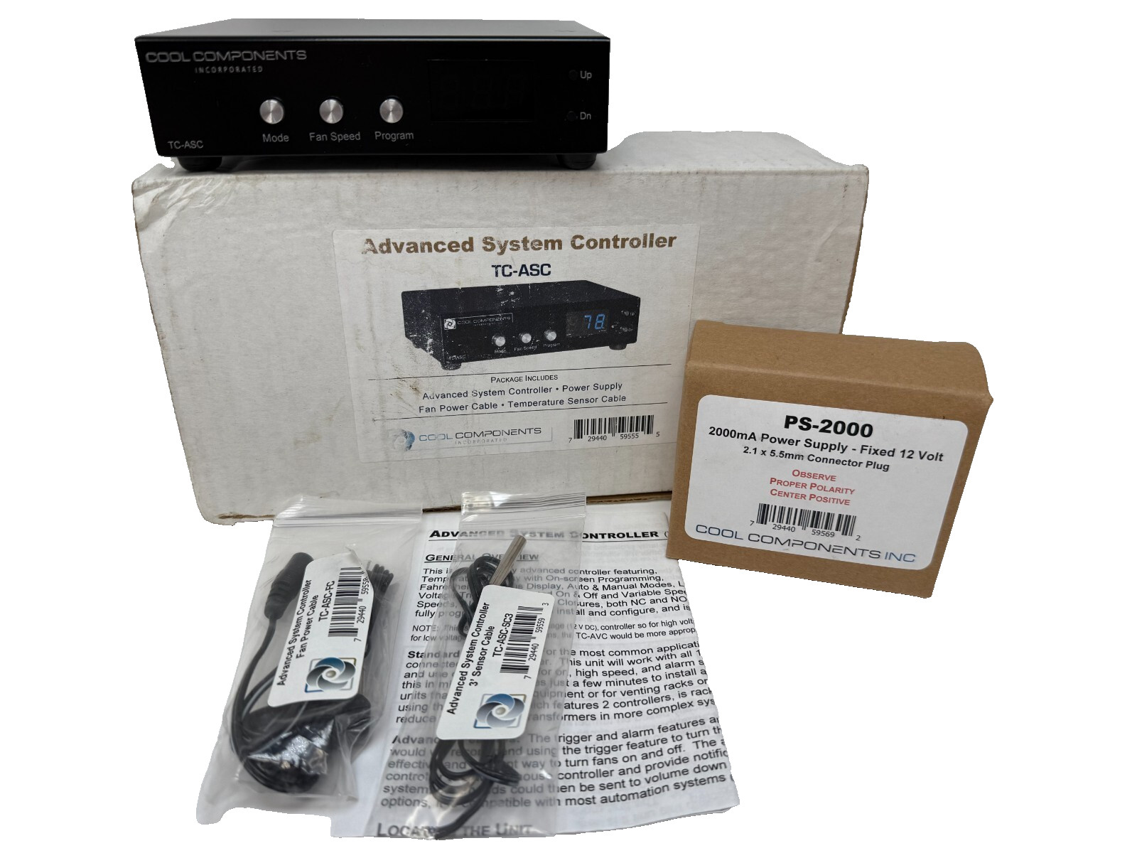 Cool Components Advanced System Controller TC-ASC Fan Controller
