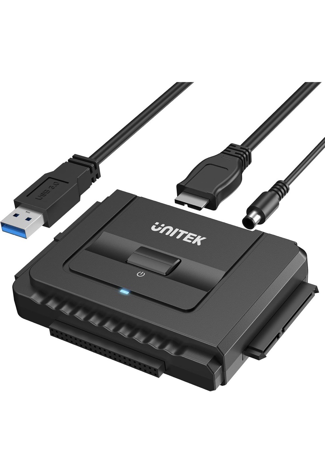 Unitek USB 3.0 IDE SATA Adapter 2.5 3.5 HDD SSD Dual Drive Converter