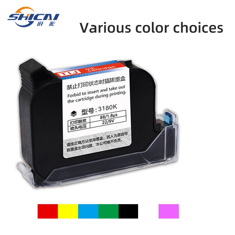 Ink Cartridge 3pcs Replacement for 12.7mm Handheld Inkjet Coder
