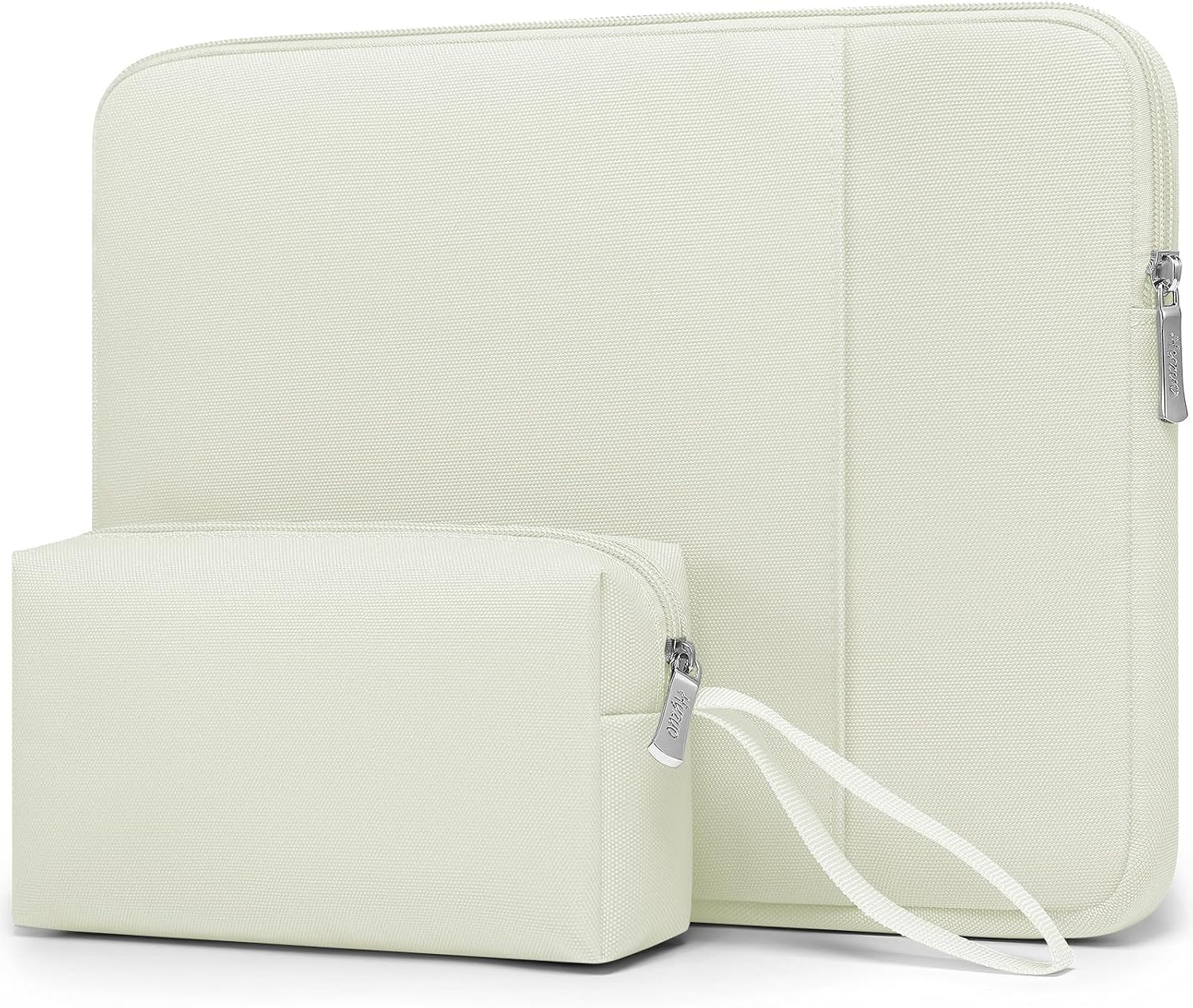 Beige Sleeve Bag Set for 15-16 Inch MacBook Pro Laptops, Case Included