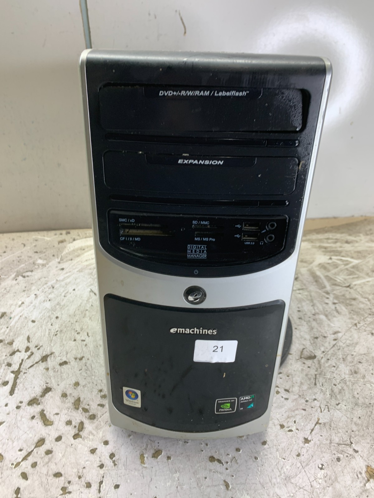 eMachines ET1161-07 AMD Athlon Dual Core 4050e 3GB NO HDD